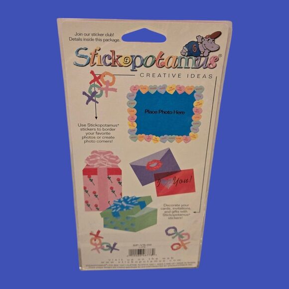 Two Sheets 1989 Vintage Lisa Frank Stickers Plus Polkadot Beach x1 & Hot Lips x1 - Picture 8 of 11